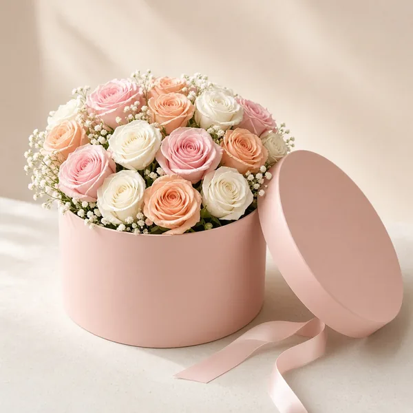 Bunga Box Mawar