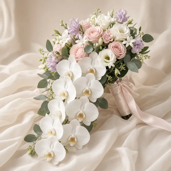 Hand Bouquet Pengantin Campuran
