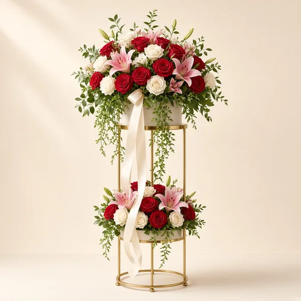 Standing Flower Bertingkat